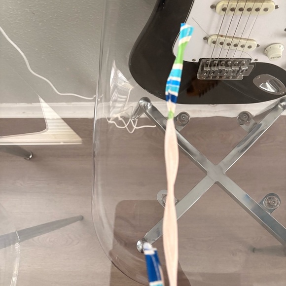 Blue and Green Abstract Women Swim Coverup by HalfHeart - Picture 9 of 11